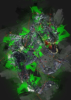 Abstract Angry Tyrex