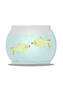 Pet Goldfish Bowl