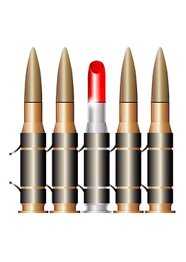 Bullet Belt With Lipstick