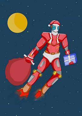 Santaclaus in Robot Style