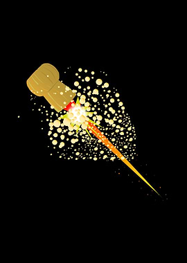 Flying Rocket Powered Cork