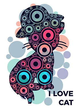 illustration of a cat