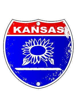 Kansas Interstate Sign