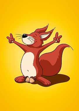 Nutty Squirrel Yellow Solo