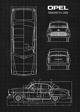 Opel Rekord P1 1959