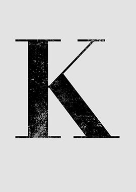 K alphabet letter
