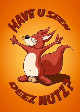 Nutty Squirrel Orange