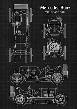 Mercedes 1908 Grand Prix