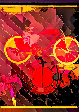 Red Sweet Candy Bike
