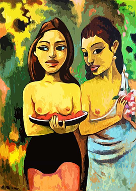 Two Tahitian Women