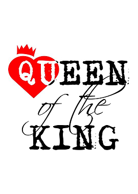 Queen Of The King On White