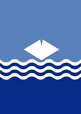Isle Of Wight Island Flag