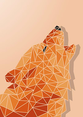 wolf lowpoly