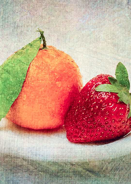 Colorful Fruits On A Plate