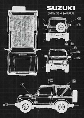 Suzuki Jimny SJ40 Samurai