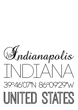 Indianapolis Indiana White