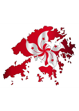 Hong Kong Outline Map