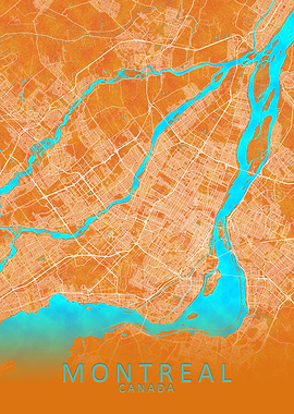 Montreal Canada City Map