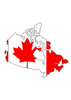 Canada Isolated Outline