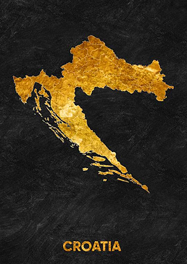 croatia map