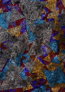 Geometric glass texture