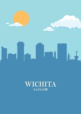 wichita city Skyline