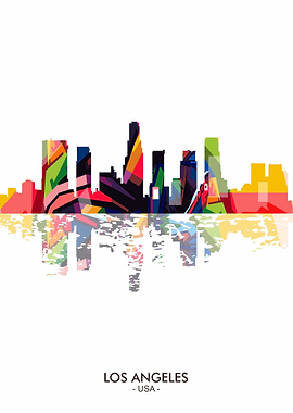 Los ANgeles USA Skyline
