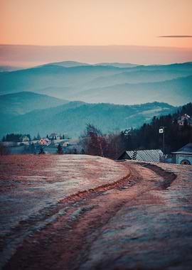 Sunrise in the mountains