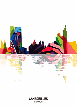 Marsseiles Skyline City