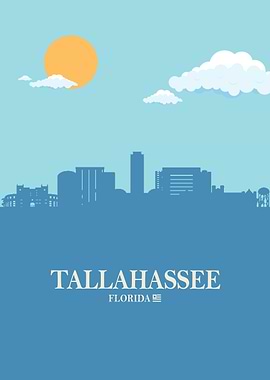 tallahassee City Skyline
