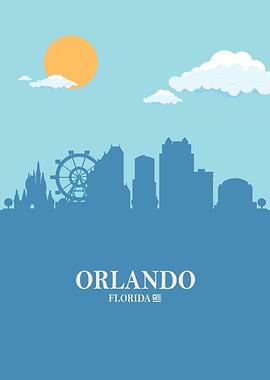 orlando City Skyline