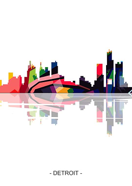 Skyline CIty Detroit