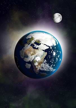 Earth and Moon