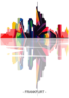 Skyline city Frankfurt