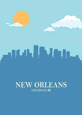 new orleans city Skyline