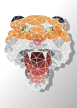 Tiger lowpoly