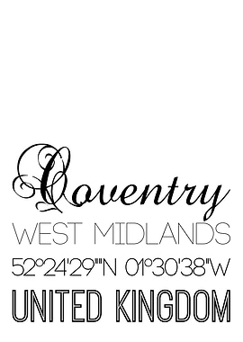 Coventry On White