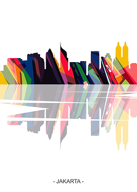 Skyline city jakarta