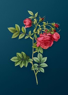 Blooming Turnip Roses