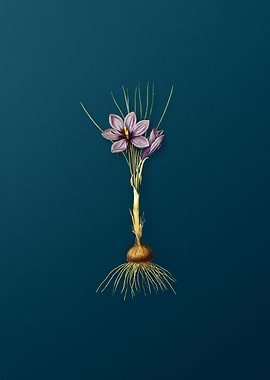 Crocus Sativus Flowers