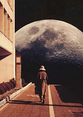 Trip to moon collage