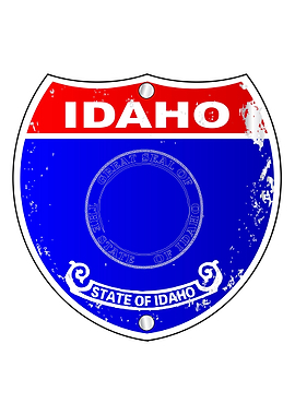 Idaho Flag Sign