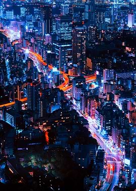 Tokyo Japan at Night