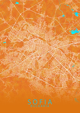 Sofia Bulgaria City Map