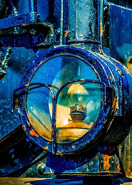 Steam Engine Oil Headlight