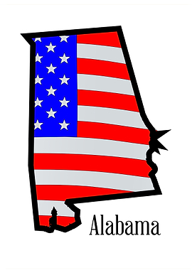 Alabama Stars and Stripes