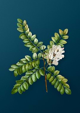 Vintage Botanicals on Teal