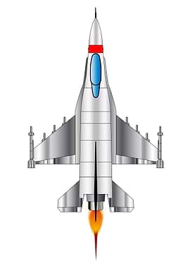 Modern Jet Fighter Plane