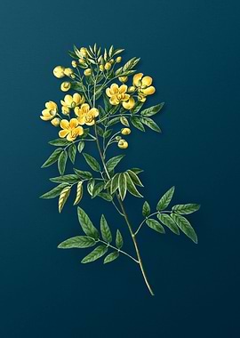 Vintage Botanicals on Teal