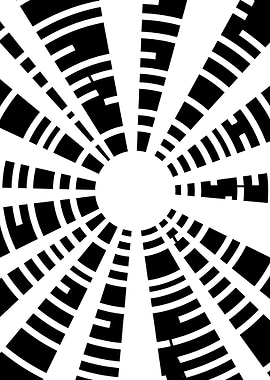 Circle Black And Grid